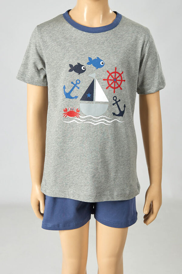 Pijama menino barco