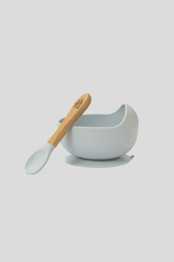 Taça ventosa + colher interbaby silicone