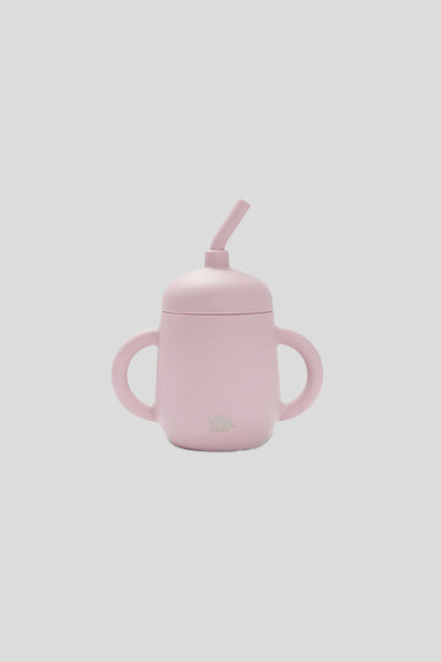 Copo anti gota + palha silicone