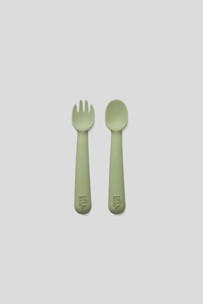 Conjunto colher + garfo silicone - Image 3