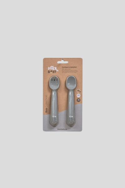Conjunto colher + garfo silicone - Image 5