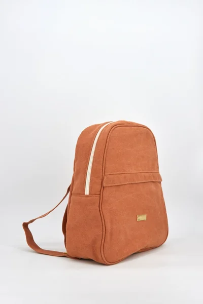 Mochila maternidade tecido made with love - Image 3