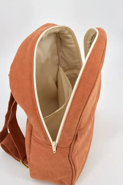 Mochila maternidade tecido made with love - Image 6