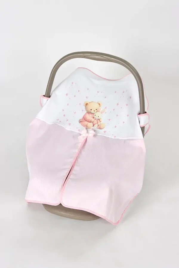 Fralda estampada cadeira bebé (grupo 0) urso estrelas