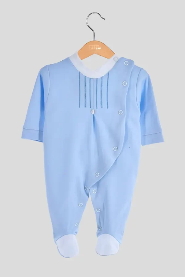Babygrow algodão bordado menino