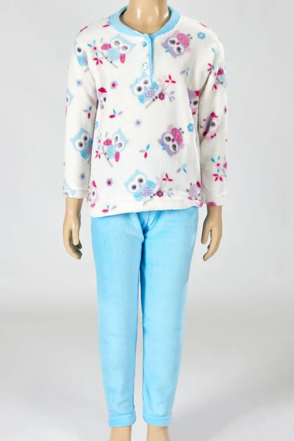 Pijama estampado coralina menina