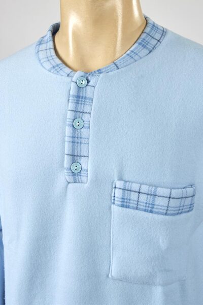 Pijama estampado polar homem - Image 4
