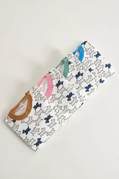 Pijama estampado cardado bebé - Image 3