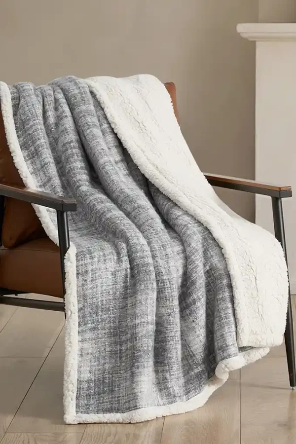 Manta estampada c/ sherpa valley