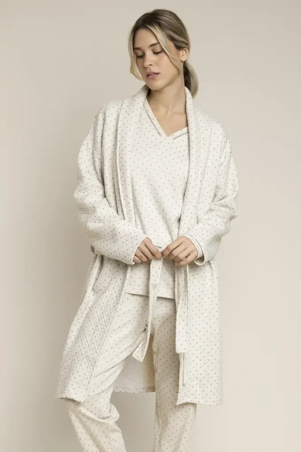 Robe malha interlock