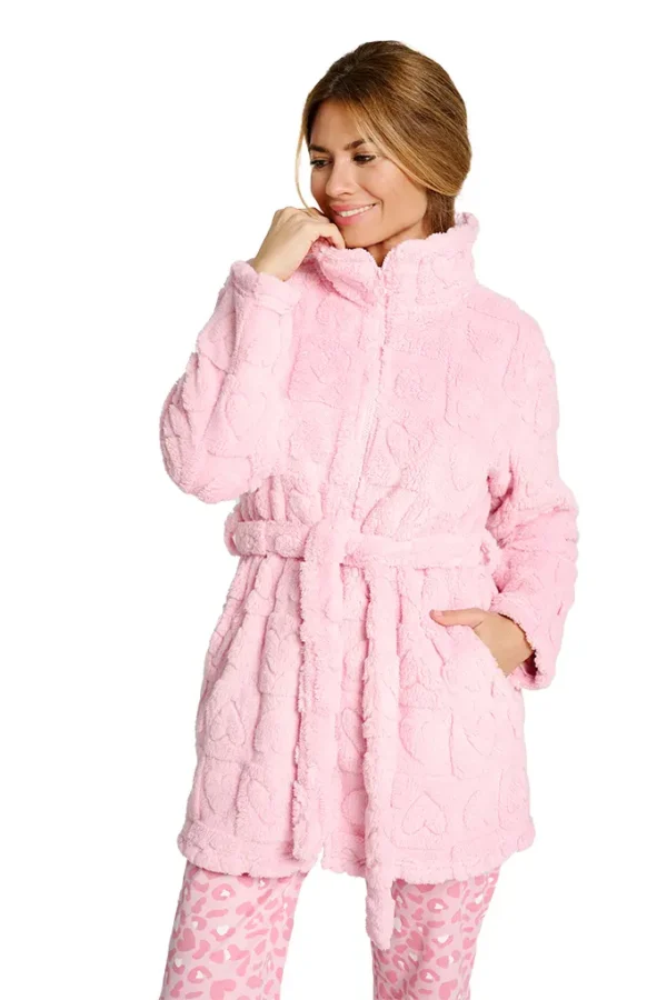 Robe coralina corações senhora