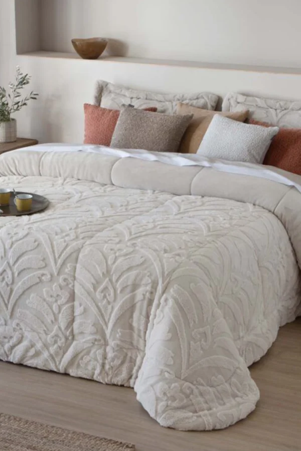 Edredão jacquard sherpa Elai